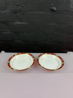 2 x Royal Crown Derby Cloisonne Cereal Bowls 6.5" 16.5 cm Wide 7 Sets Available