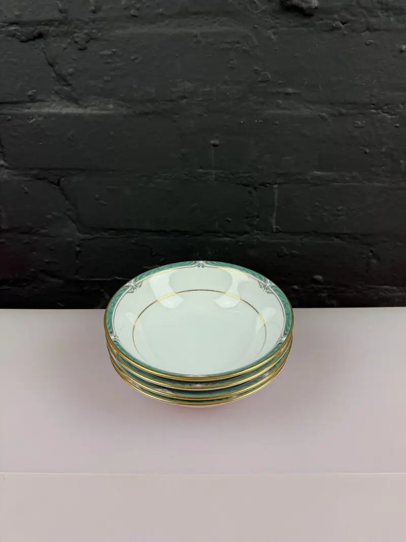4 x Noritake Glenabbey P586 Cereal Bowls 16 cm Wide 2 Sets Available