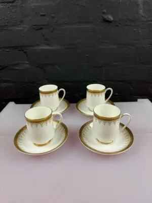 4 x Paragon Royal Albert Athena Coffee Cups and Saucers 2 Sets Available