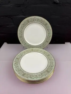 6 Royal Doulton English Renaissance H4972 Dessert Salad Plates 9" 2 Sets