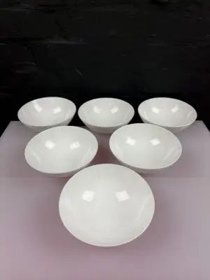 6 x Johnson Brothers Montreal Cereal Bowls 6" Wide Set