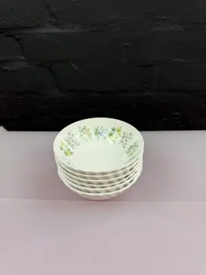 6 x Minton Spring Valley Fruit / Cereal Bowls 5.25" Wide Set
