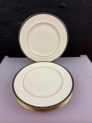 6 x Minton St James Dinner Plates 27 cm Wide 2 Sets Available