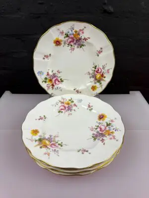 6 x Royal Crown Derby Posies Dinner Plates 10.5" Wide 1st + 2nd Quality Set