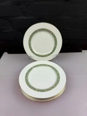 6 x Royal Doulton Rondelay H5004 Salad Plates 20.5 cm Wide Set