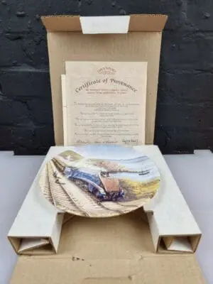 Davenport The Queen Of Scots Plate Boxed Coa