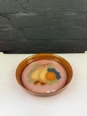 Denby Autumn Fruits Round Flan Dish 23 cm Wide x 3.5 cm High