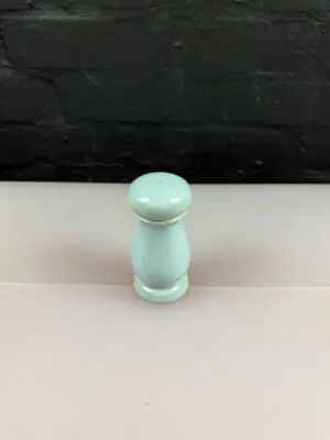 Denby Blue Linen Tall Salt Pot / Shaker 4.5" High Cruet