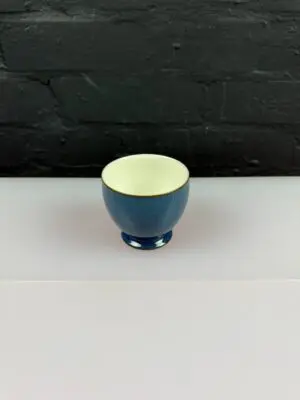 Denby Boston Blue Open Sugar Bowl 1st Quality 8.5 cm Wide x 7.5 cm High