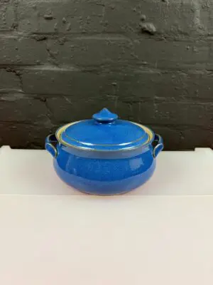 Denby Imperial Blue Covered Casserole Serving Dish 2 Available