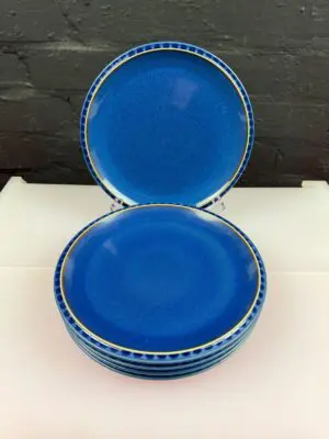 Denby Reflex Salad / Dessert Plates 9" Wide Set of 5