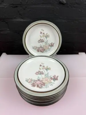 Denby Romance Salad Plates 22 cm Wide Set of 8