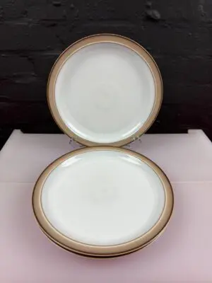 Denby Viceroy Dinner Plates 26 cm / 10.25" Wide Set of 3