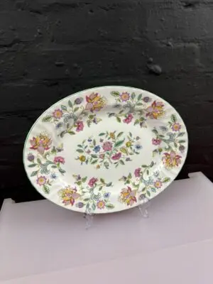 Minton Haddon Hall Oval Carving Serving Platter Plate 35 cm x 27.5 cm