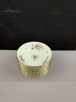 Minton Marlow Small Fruit Bowls 13.5 cm Wide Set of 10