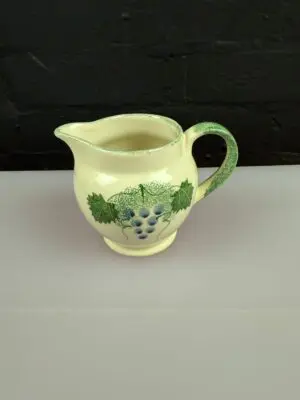 Poole Pottery Vineyard Grape Vine Milk / Cream Jug 4.25" High
