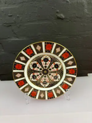 Royal Crown Derby Old Imari 1128 Dessert Salad Plate 23.4 cm 2nd Quality XL 1977