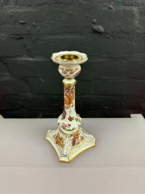 Royal Crown Derby Olde Avesbury Candlestick Candle Holder 10.5" High XL 1977
