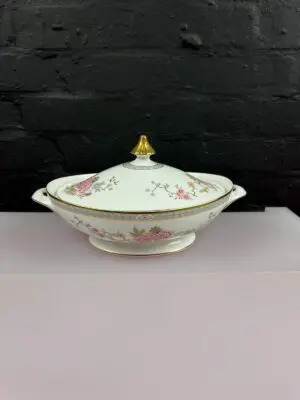 Royal Doulton Canton H5052 Oval Covered Handled Vegetable Serving Dish Tureen