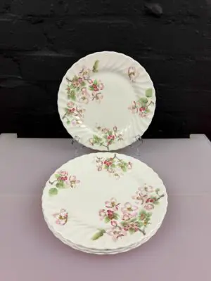 Wedgwood Apple Blossom Salad Plates 22 cm Wide 2 Sets of 4 Available