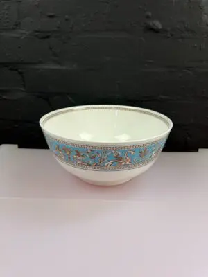Wedgwood Florentine Turquoise Fruit Serving Bowl 25 cm Wide x 11.5 cm High