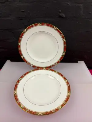 2 Royal Crown Derby Cloisonne 1st Quality Dinner Plates 27 cm 10 Sets Available