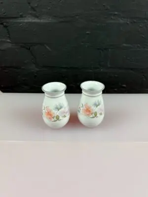 2 x Denby Encore Flower Vases 3.75" High Set