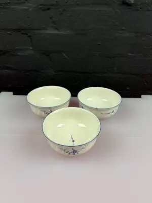 3 x Villeroy & and Boch Luxembourg Vieux Cereal / Fruit Bowls 13 cm Wide Set