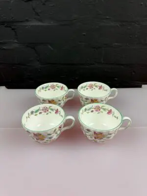 4 x Minton Haddon Hall Replacement Tea Cups Set