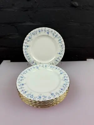 8 x Royal Albert Memory Lane Salad Plates 8.25" Wide Set 1st Quality