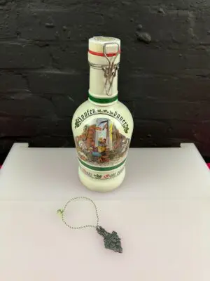Altenmünster Beer Siphon Empty Growler Bottle Hopfen Brauer Pendant Metal 13"