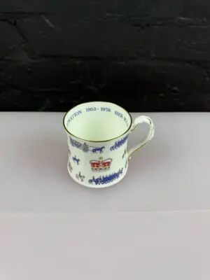 Coalport Queen Elizabeth II 25th Anniversary Of The Coronation Limited Ed Mug