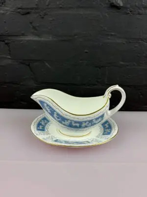Coalport Revelry Gravy Boat / Sauce Jug and Stand / Drip Plate Set 6 Available