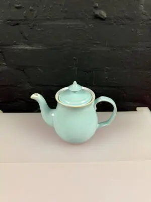 Denby Blue Linen 2 Pint Tea Pot 2nd Quality 2 Available