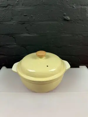Denby Caramel Large Handled Covered Casserole Serving Dish RARE 2 Available