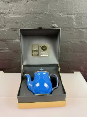 Denby Imperial Blue Individual Tea Pot Celebrating 200 Years 1842 of 3000