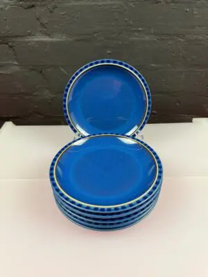 Denby Reflex Tea / Side Plates 7.25" Wide Set of 6