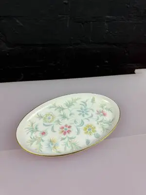 Minton Vanessa S.678 Oval Tray Dish 21.3 cm x 13.5 cm