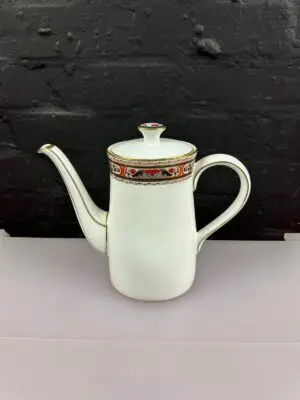 Royal Crown Derby Chardonnay A1323 Large Coffee Pot 9" High LVI 1993