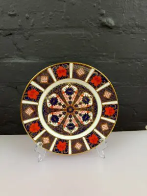 Royal Crown Derby Old Imari 1128 Salad Plate 8.5" 22 cm Wide 1st Quality 1998