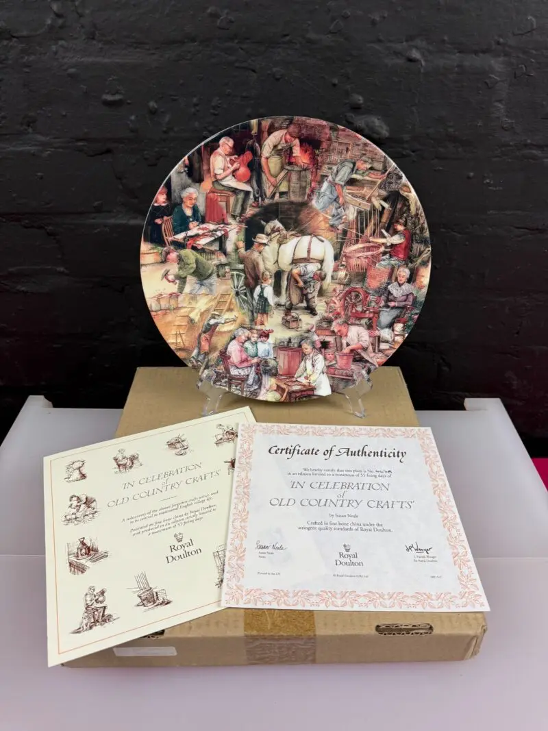 Royal Doulton Plate 10.5" In Celebration of Old Country Crafts by Susan Neale