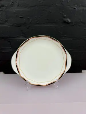 Royal Doulton Prism H5110 Eared Cake / Bread Plate 27.5 cm Wide