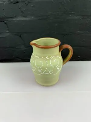 Vintage Denby Ferndale Pattern Jug Hand-Painted 5.75" High