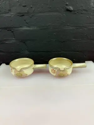 2 x Denby Gypsy Handled Gravy Boat / Sauce Jugs Set