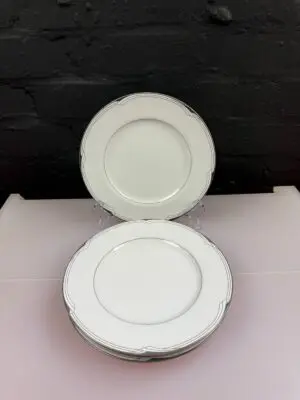 4 x Noritake Dynasty L565 Salad Plates 21 cm Wide Set
