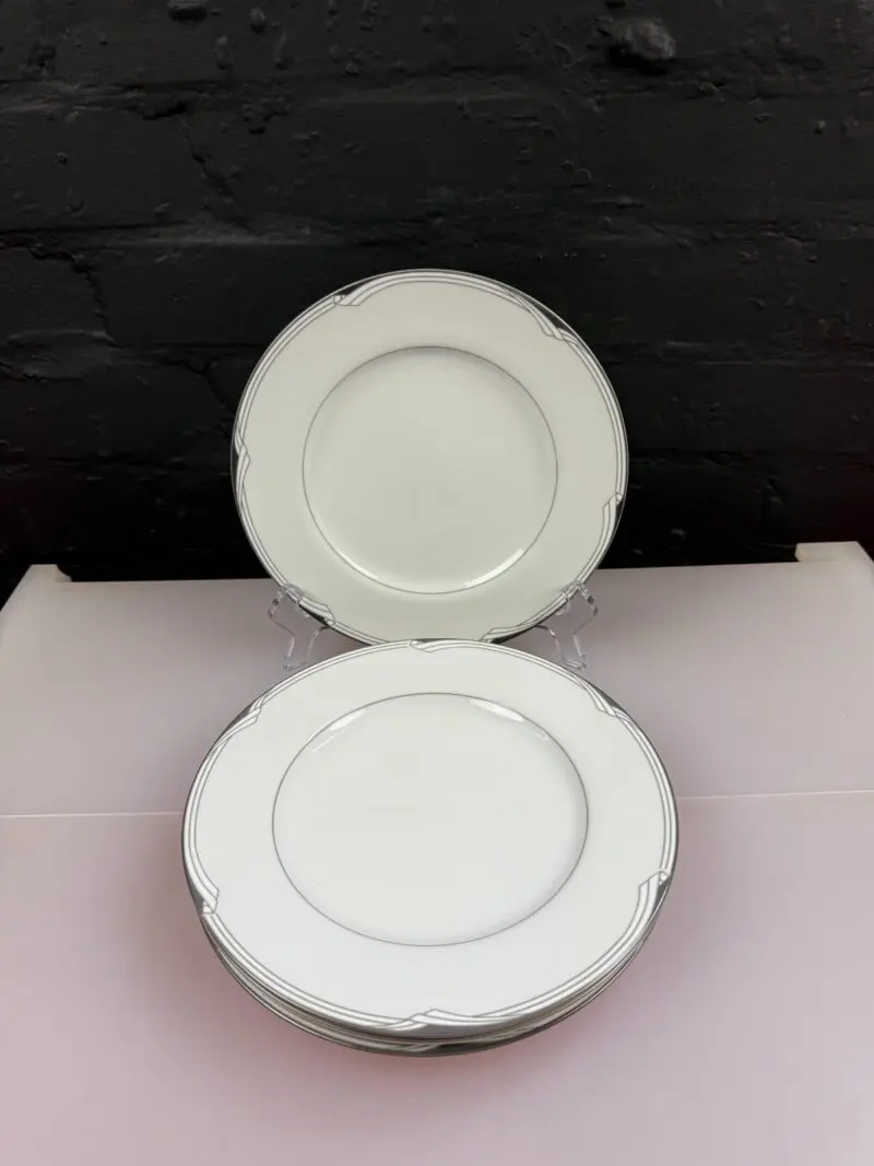 4 x Noritake Dynasty L565 Salad Plates 21 cm Wide Set
