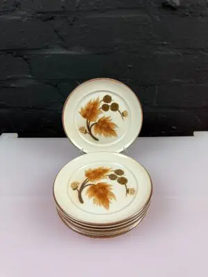 6 x Denby Cotswold Tea / Side Plates 17 cm Wide 2 Sets Available