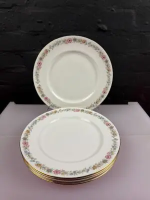 6 x Royal Albert / Paragon Belinda Dinner Plates 27 cm Wide Set