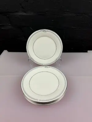 6 x Royal Doulton Andante H5083 Tea / Side Plates 17 cm Wide Set