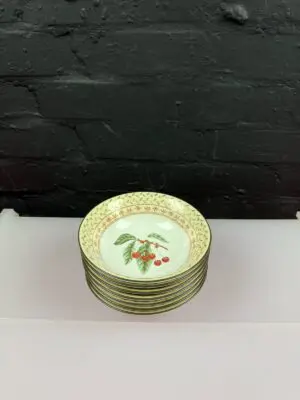 7 x Johnson Brothers Fruit Sampler Cereal Bowls 15 cm Wide Set